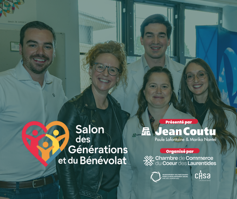 Le deuxième Salon des Générations et du Bénévolat, présenté par Jean Coutu Sainte-Agathe-des-Monts, placé sous le signe de la solidarité et de la bienveillance